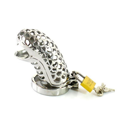 Metal Venom Spiked Chastity Cage