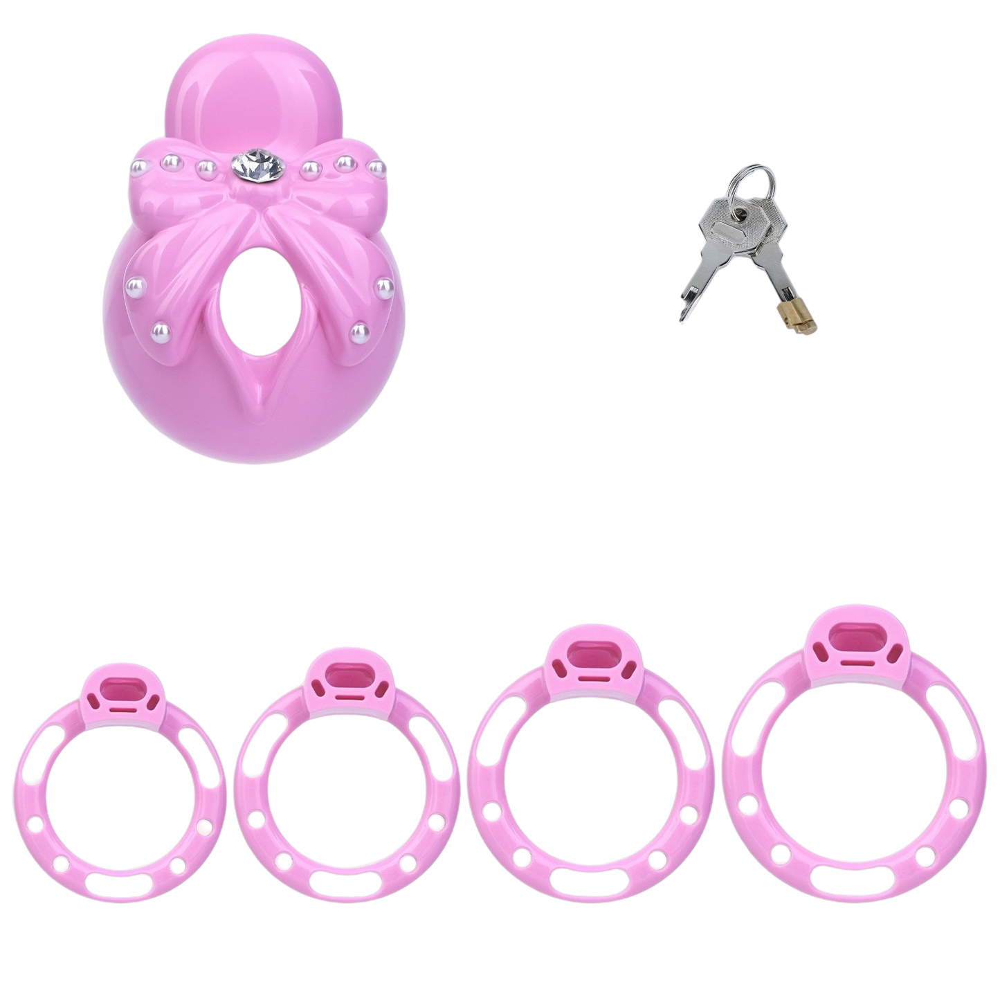 Xscockcage| Gaîne de Chasteté Diamant Bowknot