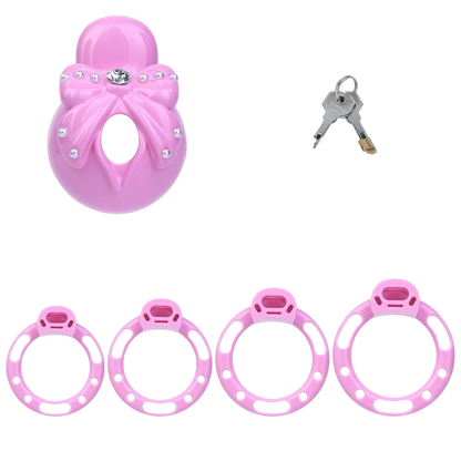 Xscockcage| Gaîne de Chasteté Diamant Bowknot