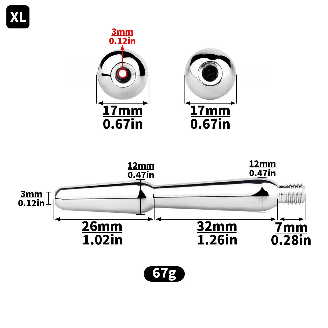Xscockcage| Lollipop Urethral Sound