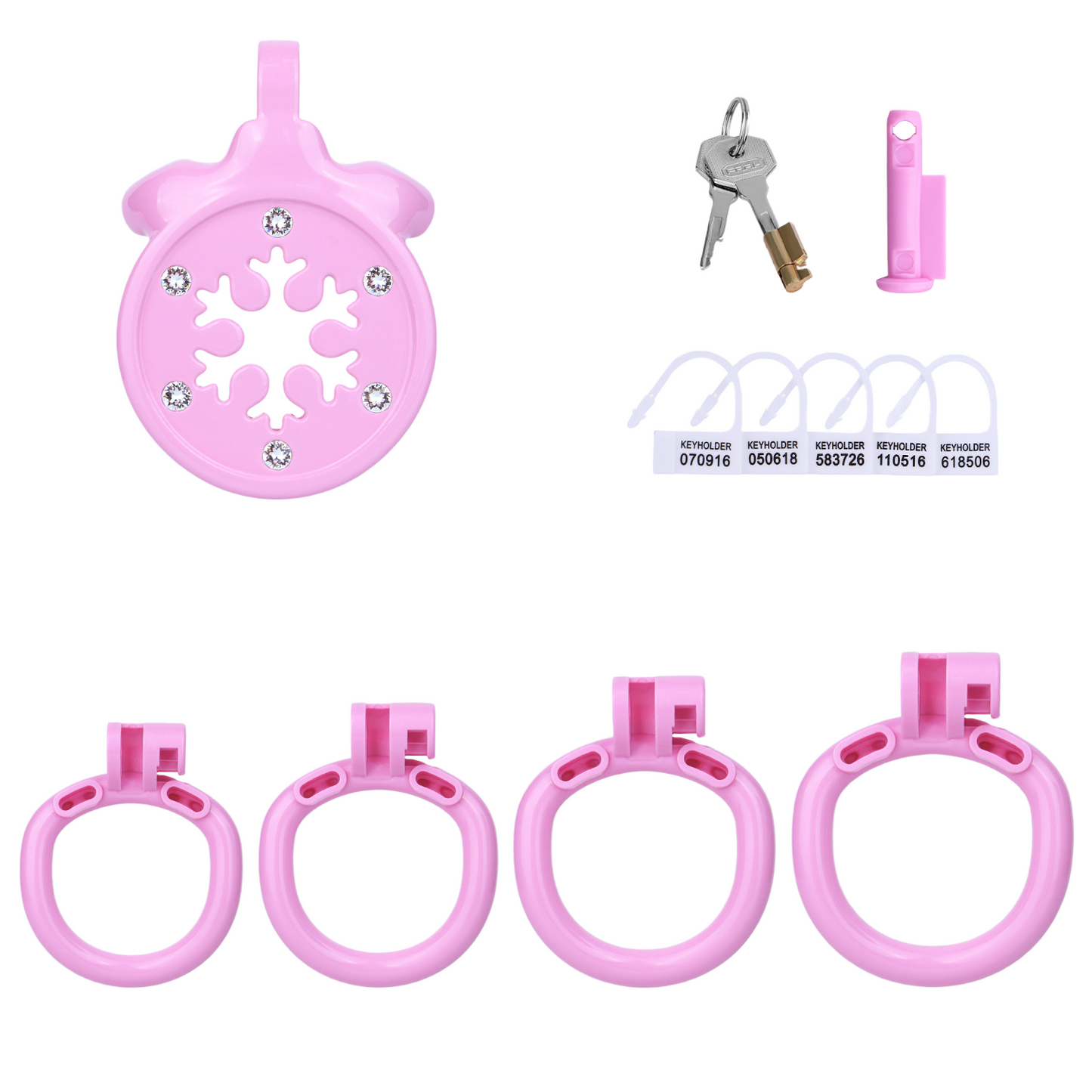 Xscockcage| Dimond Snow Chastity Cage
