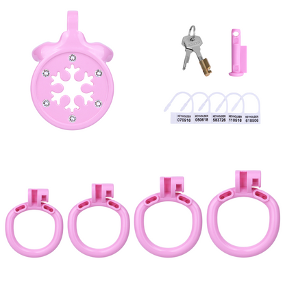 Xscockcage| Dimond Snow Chastity Cage