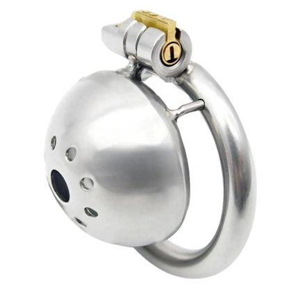 Metal Helmet Classic Chastity Cage