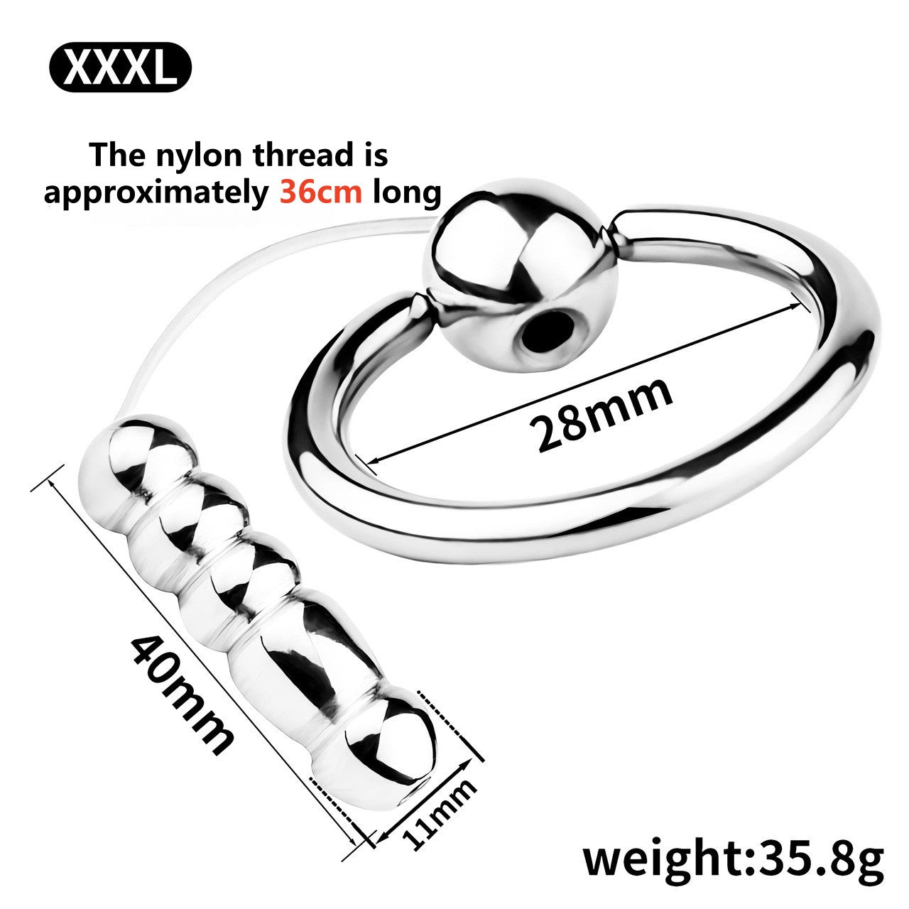 Xscockcage| Dog Leash Urethral Sound