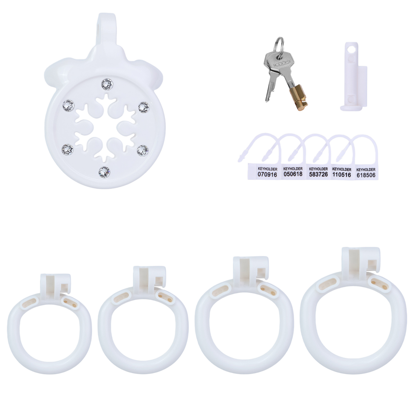 Xscockcage| Dimond Snow Chastity Cage