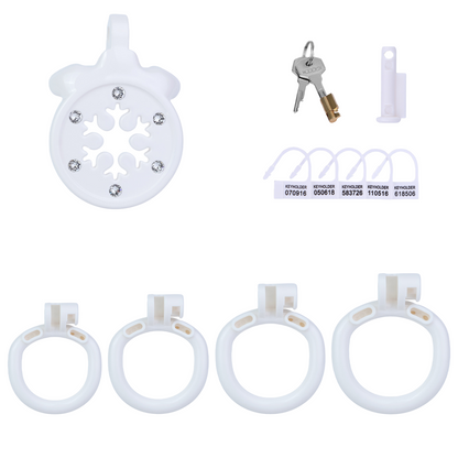 Xscockcage| Dimond Snow Chastity Cage