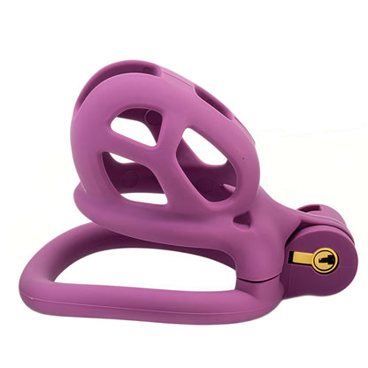Xscockcage| Matte Texture Purple/Blue/Orange Cobra Chastity Cage 2.0
