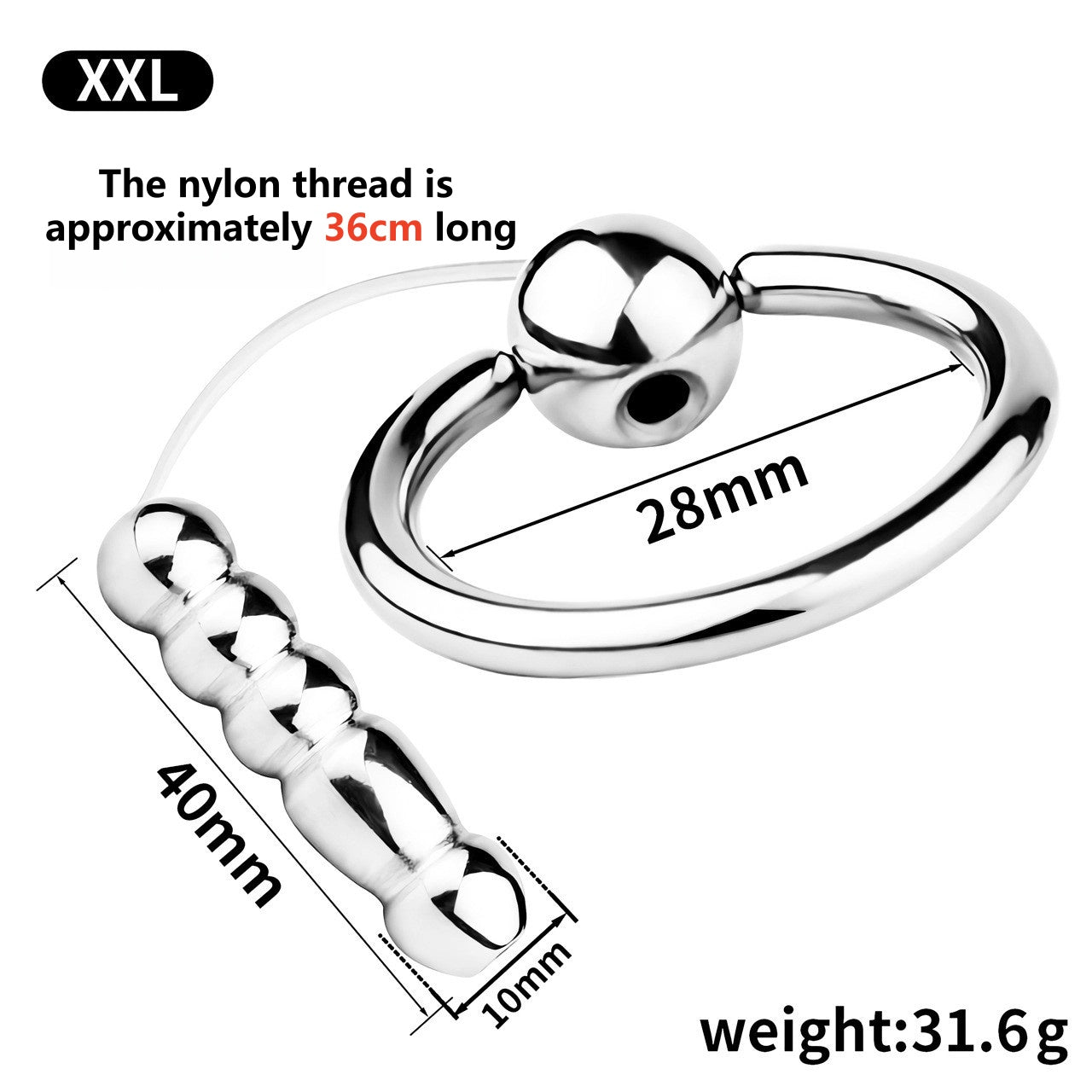 Xscockcage| Dog Leash Urethral Sound