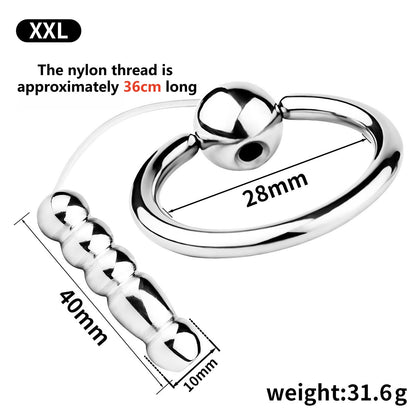 Xscockcage| Dog Leash Urethral Sound