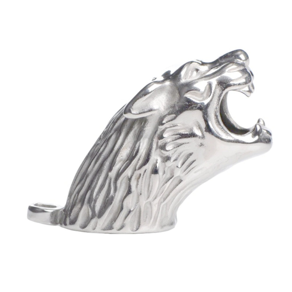 Metal Tiger Head Chastity Cage