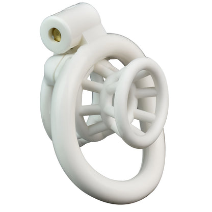 Xscockcage| 3D Printed Fish Trap White Inverted Chastity Cage