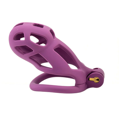 Xscockcage| Matte Texture Purple/Blue/Orange Cobra Chastity Cage 2.0