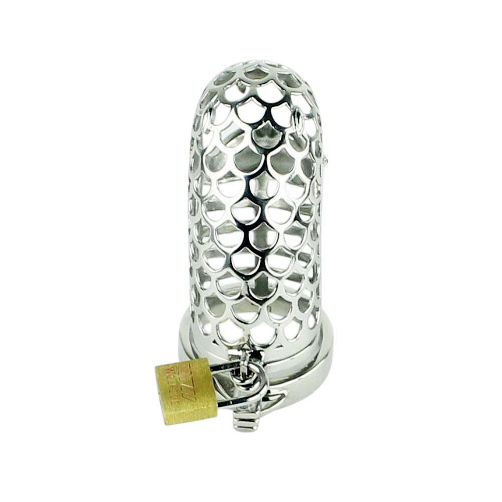 Metal Venom Spiked Chastity Cage