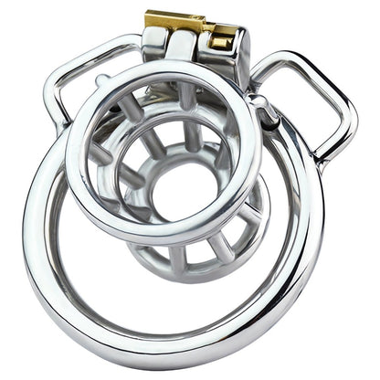 Xscockcage| Metal Fish Trap Inverted Chastity Device Sissy Chastity Cage(Regular Ring)