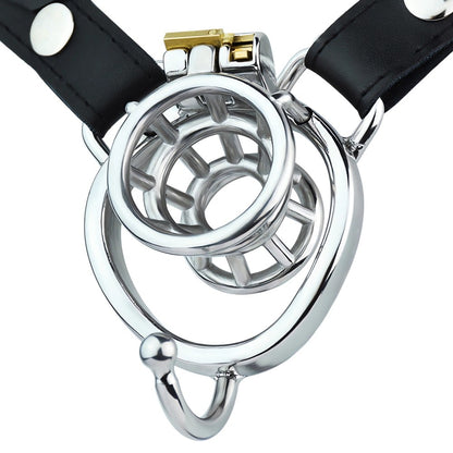 Xscockcage| Metal Fish Trap Inverted Cock Cage with Ball Hook(Cuver Ring)