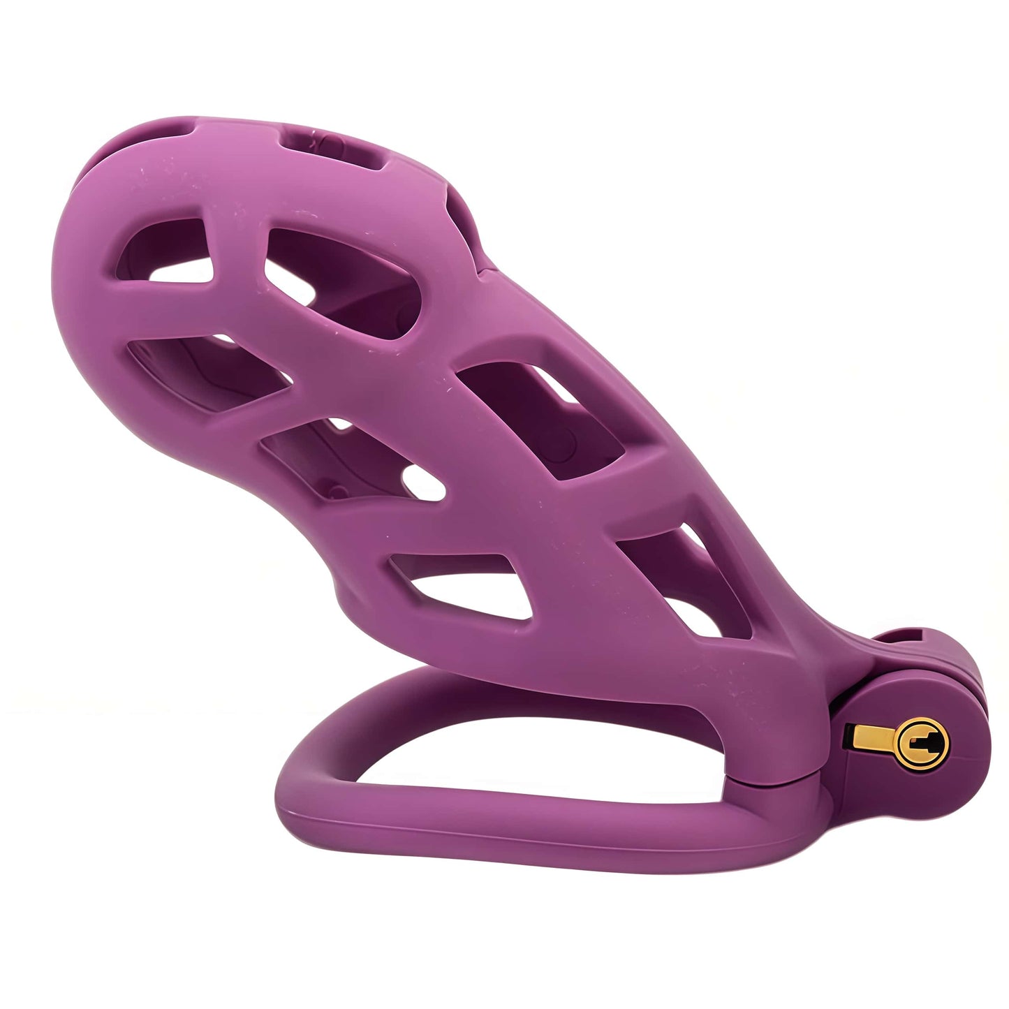 Xscockcage| Matte Texture Purple/Blue/Orange Cobra Chastity Cage 2.0