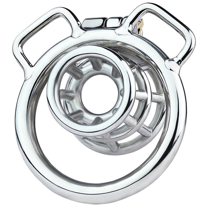 Xscockcage| Metal Fish Trap Inverted Chastity Device Sissy Chastity Cage(Regular Ring)