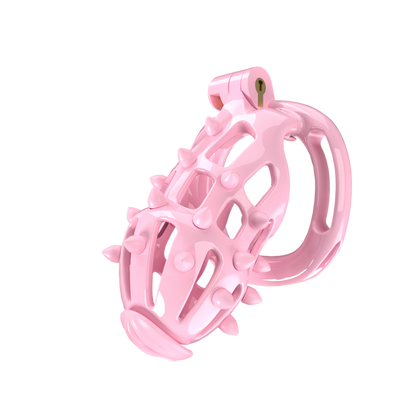 Xscockcage| Pink/Blue/Black/Purple/Clear/Green Cobra Spiked Chastity Cage