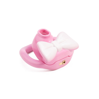 Xscockcage| Two-Tone Bow Chastity Cage