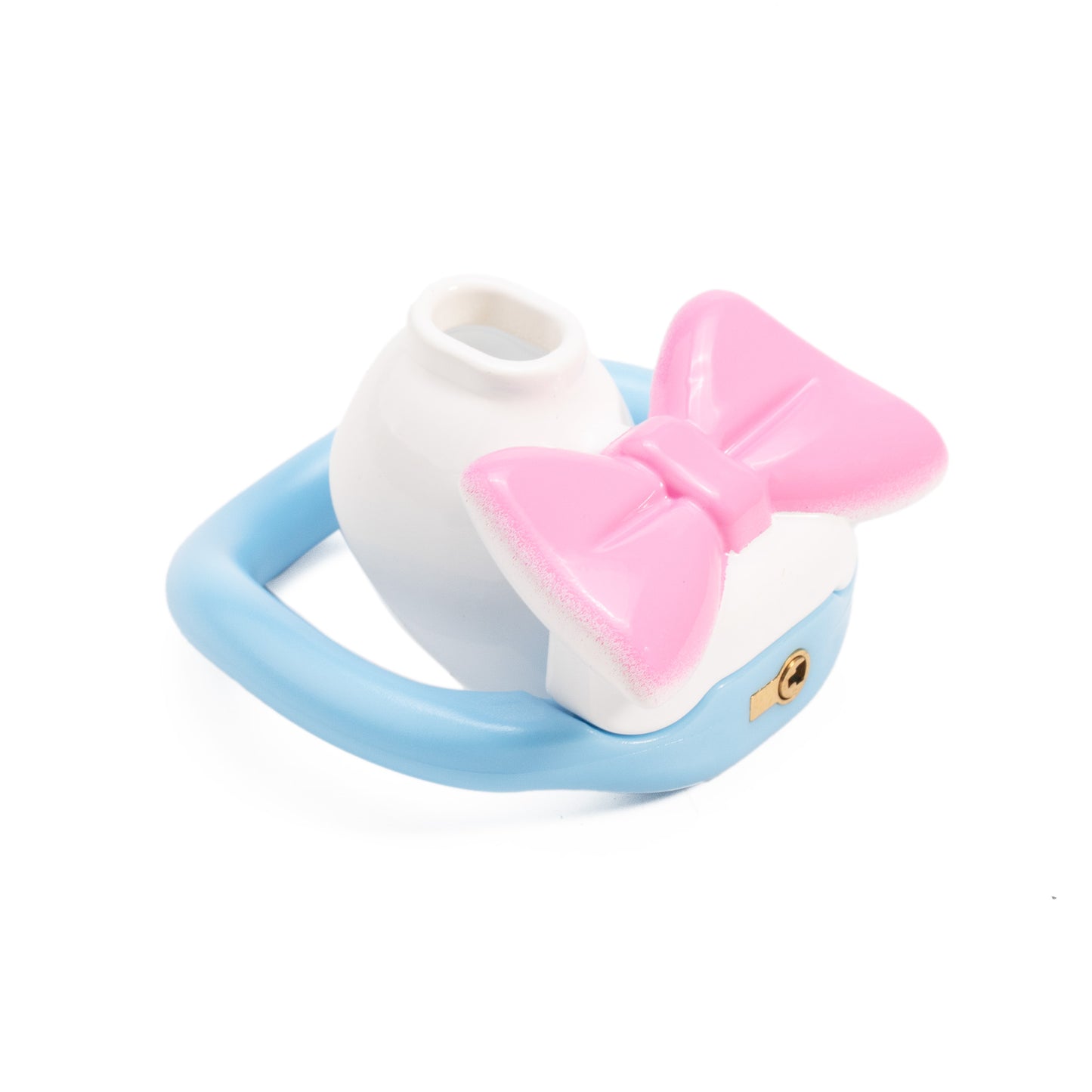 Xscockcage| Two-Tone Bow Chastity Cage