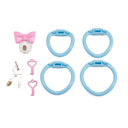 Xscockcage| Two-Tone Bow Chastity Cage