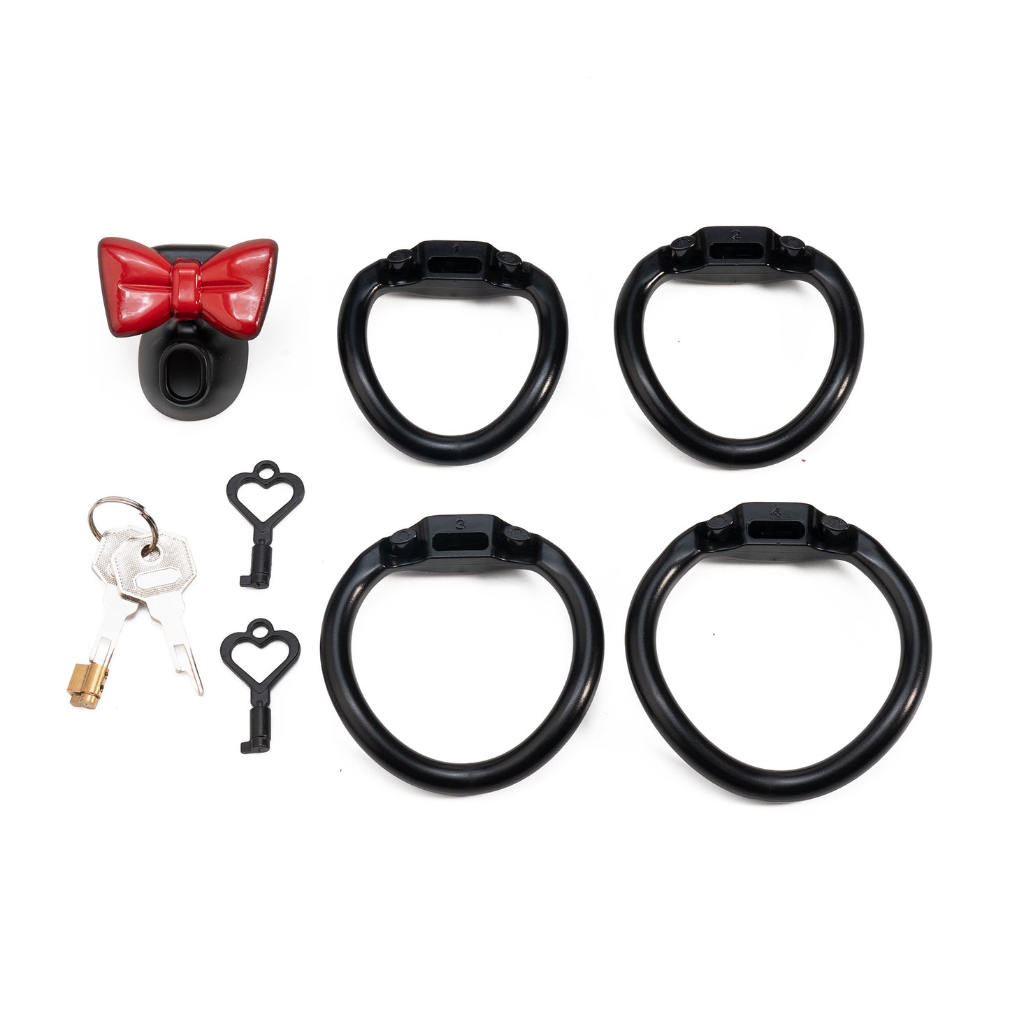 Xscockcage| Two-Tone Bow Chastity Cage