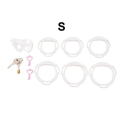 Xscockcage| Dinosaur Skull Chastity Cage Rose