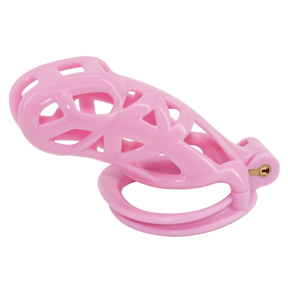 Pink Cobra Chastity Cage Max