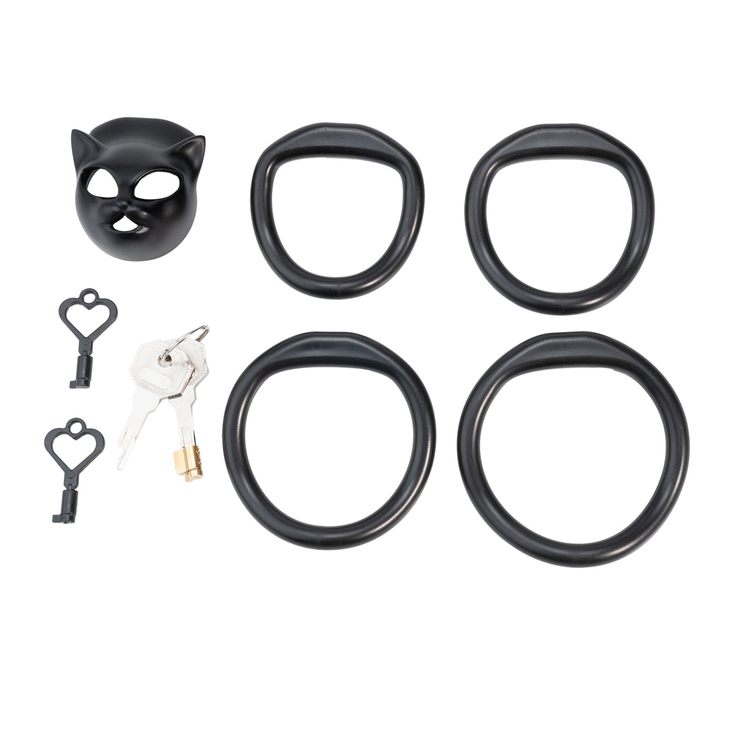 Xscockcage| Venice Cat Mask Micro Chastity Cage