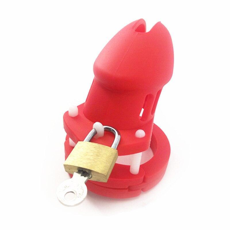 Xscockcage | Cage à pénis en silicone rouge