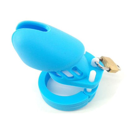 Xscockcage | Cage de chasteté en silicone bleu