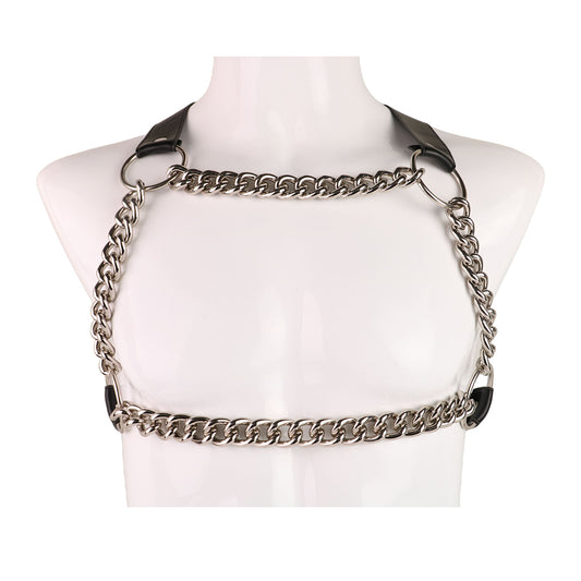 Leather Sex Body Bondage Harness Belt