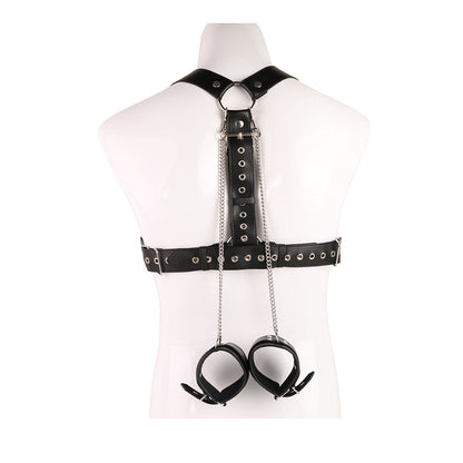 Leather Sex Body Bondage Harness Belt