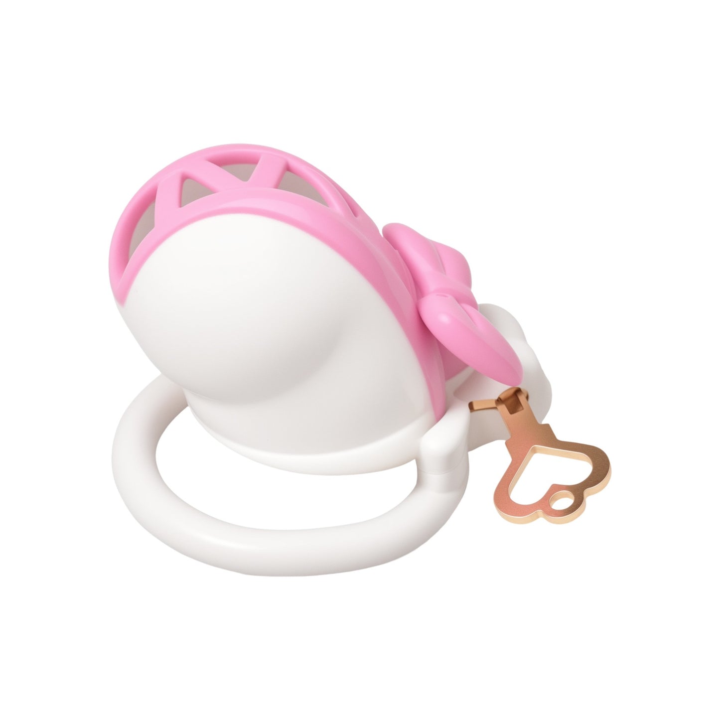 Xscockcage| Heart-Shaped Necklace Chastity Cage Universal Key