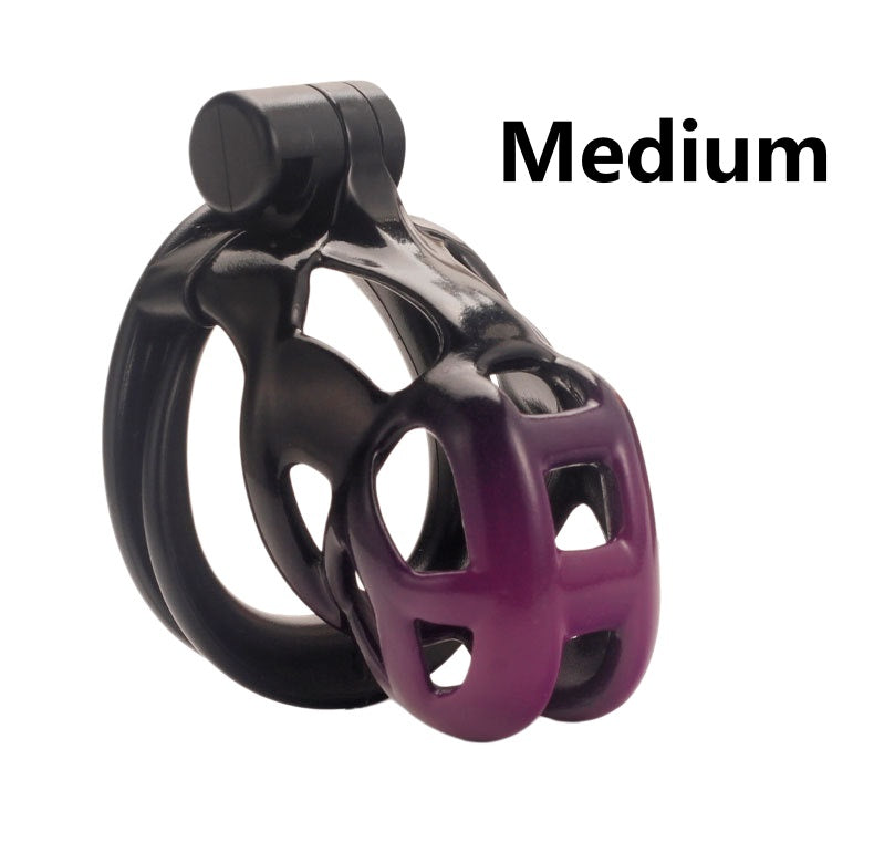 Xscockcage| Gradient Black Purple Cobra Chastity Cage