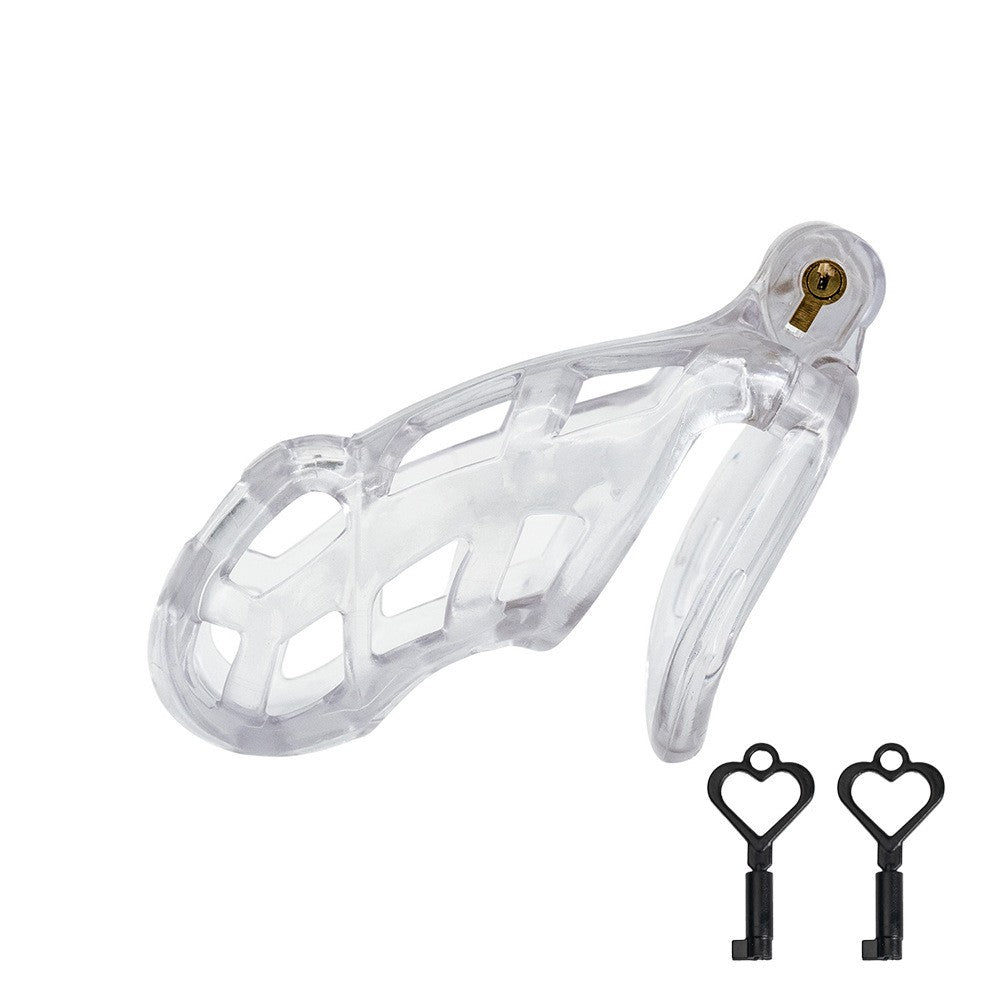 Xscockcage| Cage de chasteté transparente Cobra imprimée en 3D