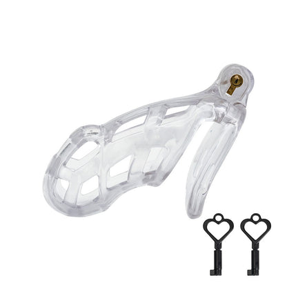 Xscockcage| Cage de chasteté transparente Cobra imprimée en 3D