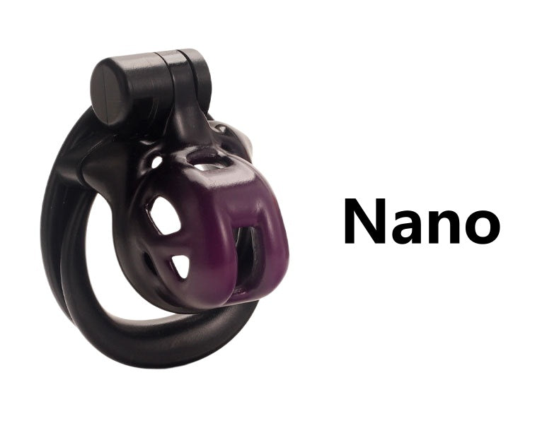 Xscockcage| Gradient Black Purple Cobra Chastity Cage