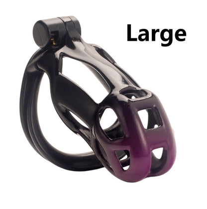 Xscockcage| Gradient Black Purple Cobra Chastity Cage