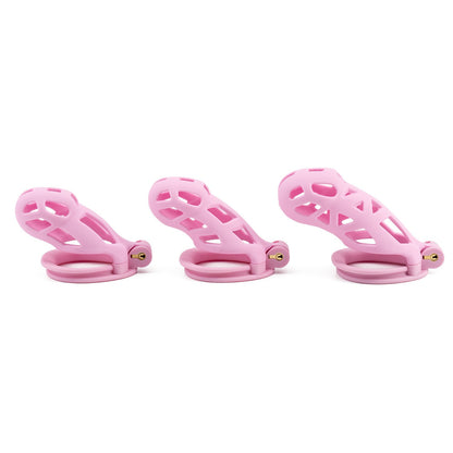 Xscockcage| Matte Texture Pink Cobra Chastity Cage 2.0