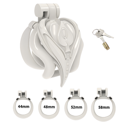 Xscockcage| Spade Queen "Blossom Flame" Resin Chastity Cage