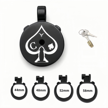 Xscockcage| Spade Code Chastity Ring Series Chastity Cage