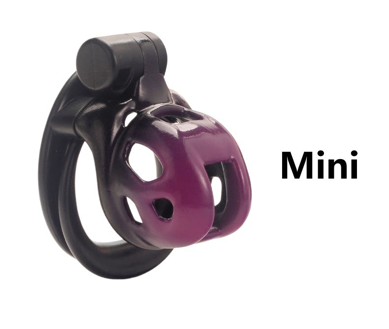 Xscockcage| Gradient Black Purple Cobra Chastity Cage