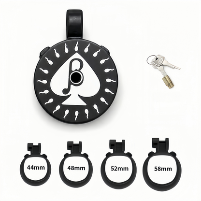 Xscockcage| Spade Code Chastity Ring Series Chastity Cage