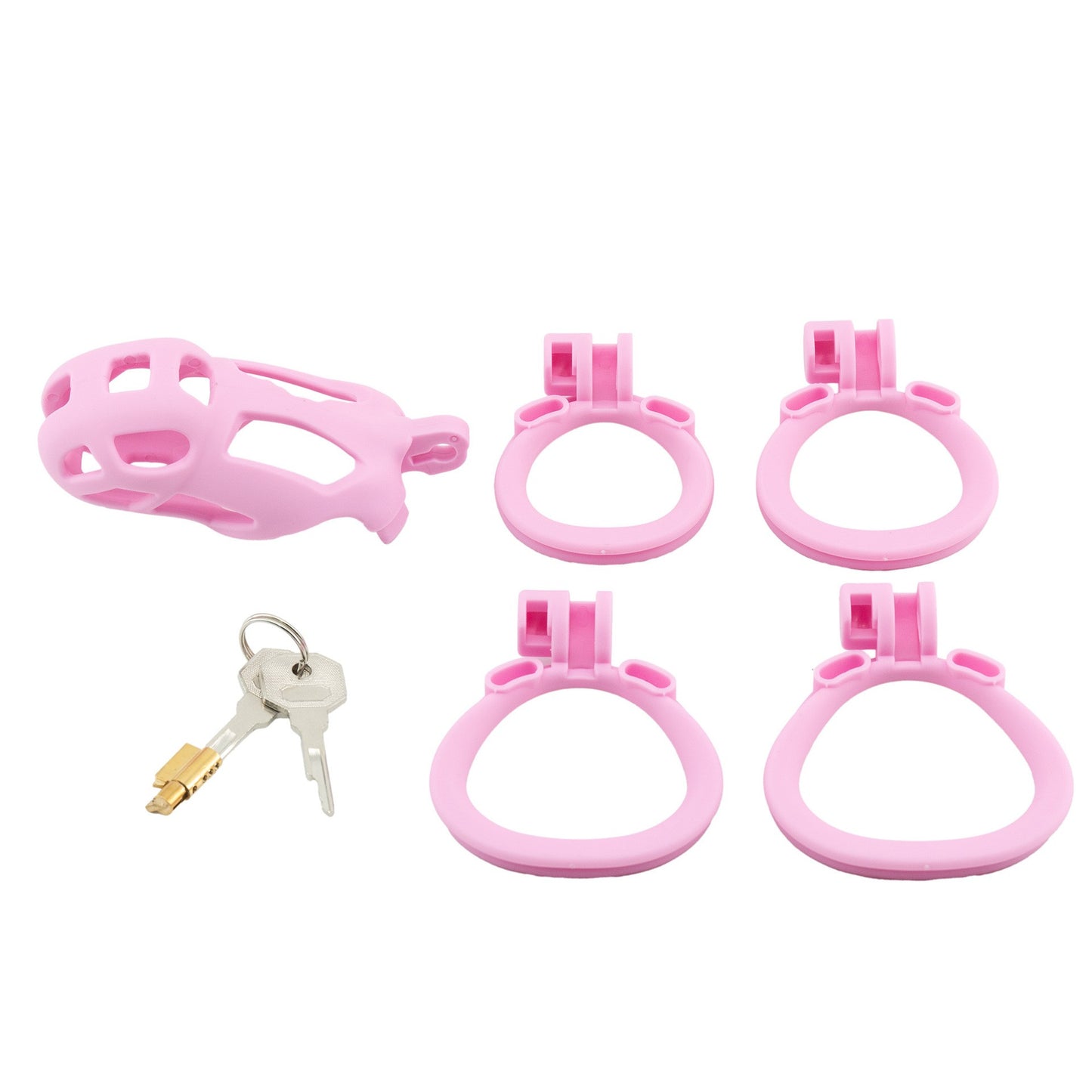 Xscockcage| Matte Texture Pink Cobra Chastity Cage 2.0
