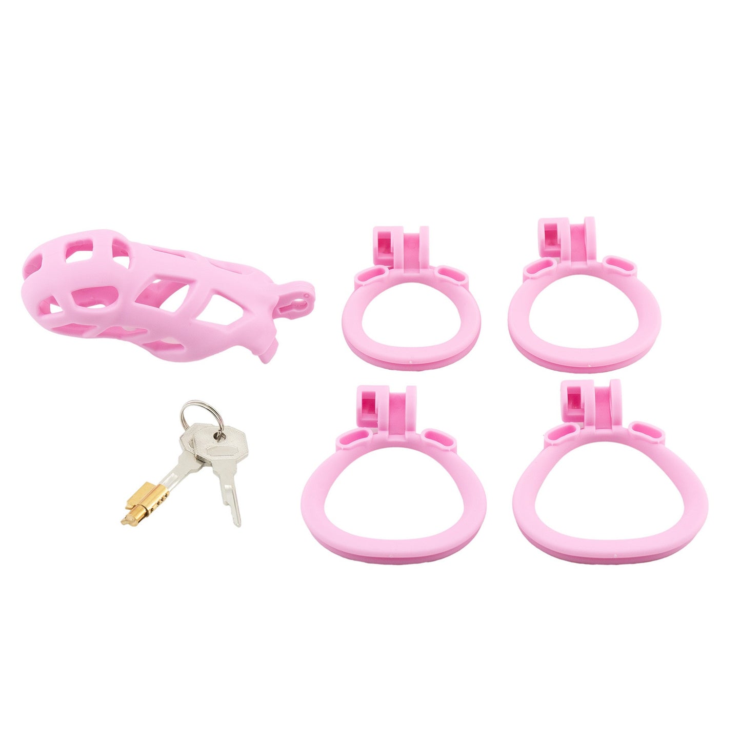 Xscockcage| Matte Texture Pink Cobra Chastity Cage 2.0