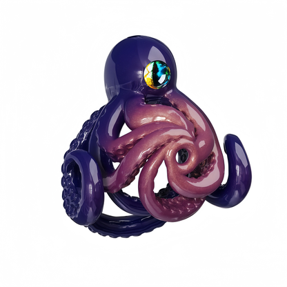 Xscockcage| Octopus-Themed Resin Male Chastity Cage with Adjustable Cock Ring Chastity Cage