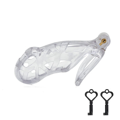 Xscockcage| Cage de chasteté transparente Cobra imprimée en 3D