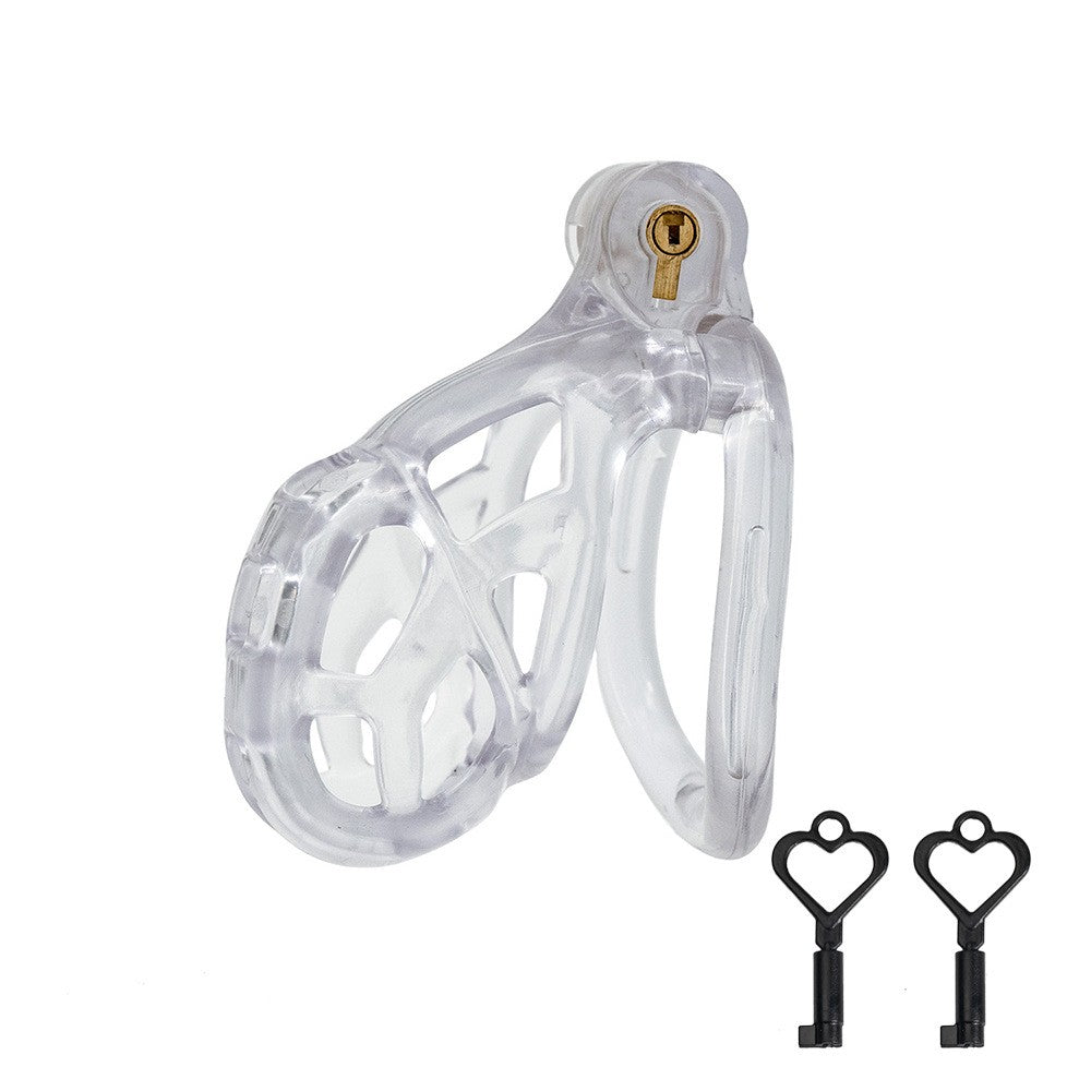 Xscockcage| Cage de chasteté transparente Cobra imprimée en 3D
