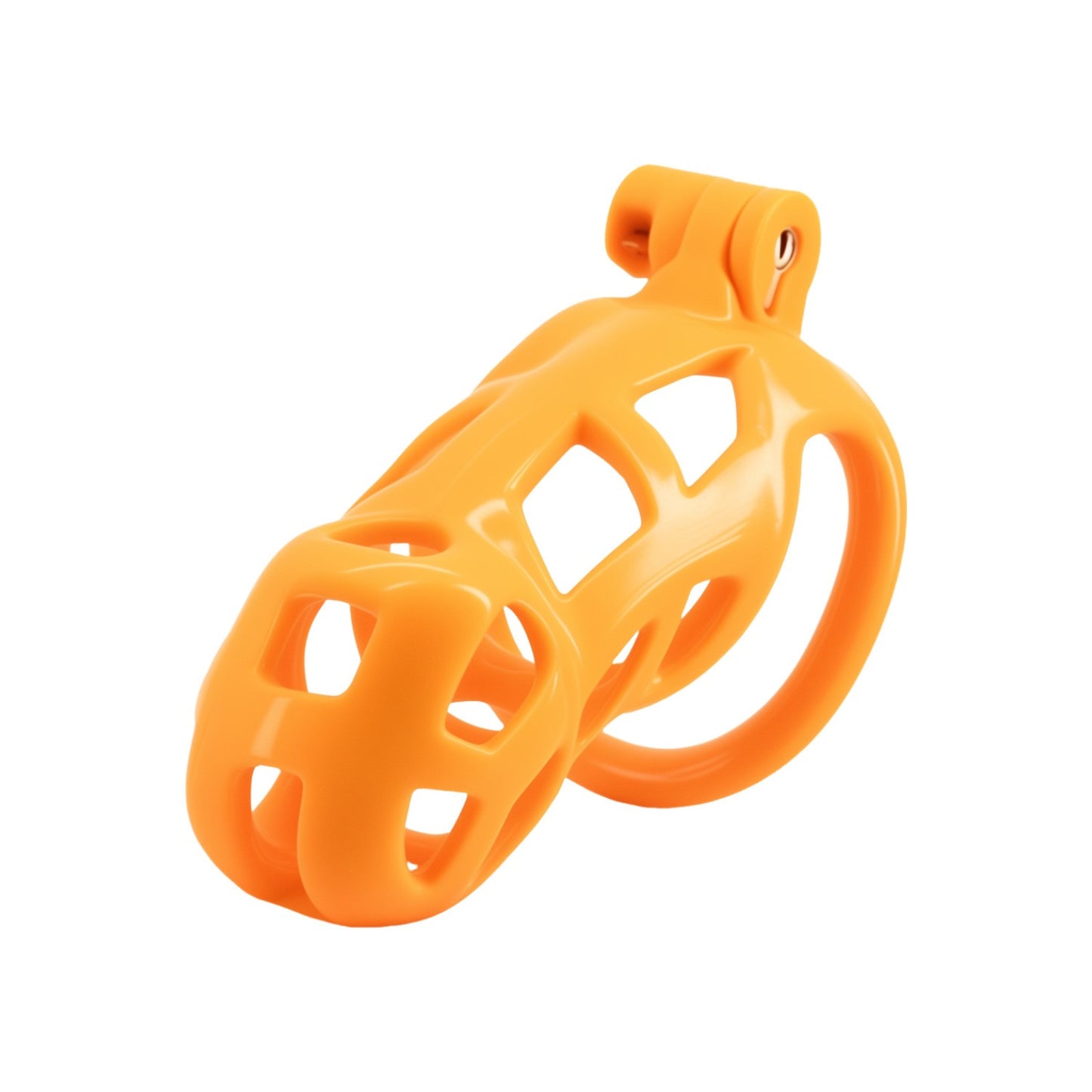 Xscockcage| Jaula de castidad Cobra naranja impresa en 3D